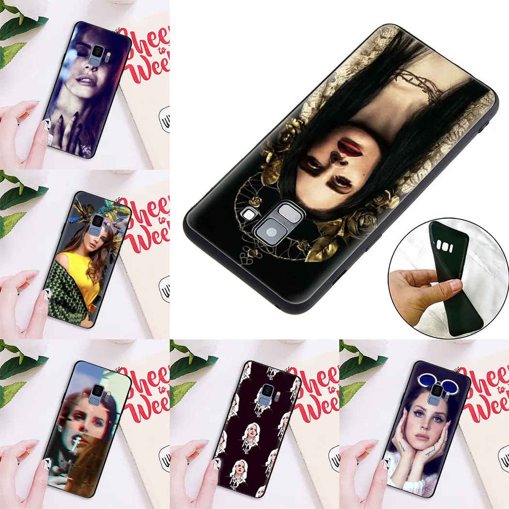 Лана Дель Рей с надписью &quotЖесткий Мягкий силиконовый чехол для телефона samsung A6