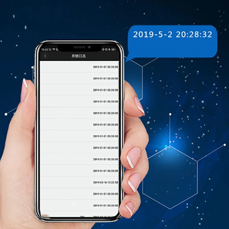 

Portable Smartphone App Bluetooth Fingerprint Lock Dormitory Cabinet Drawer Luggage Intelligent Lock