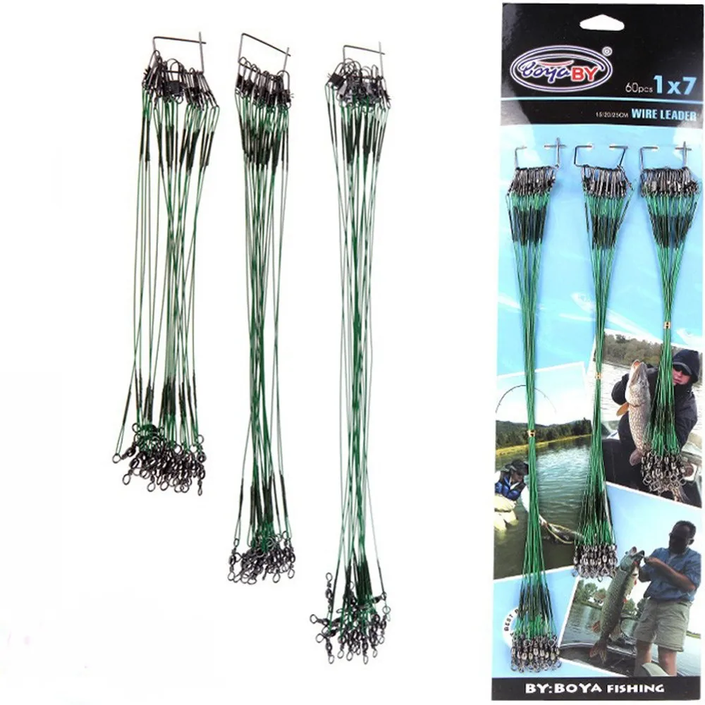 20 шт. прочные практичные бриллиантовые стальные провода для ловли