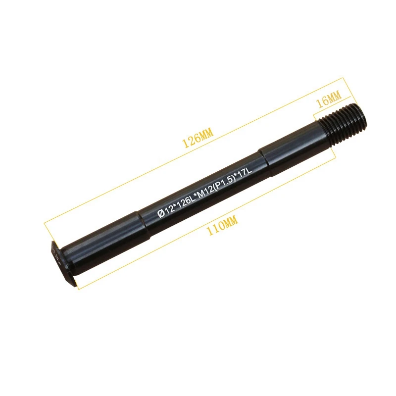 

MTB Thru Axle Road Bike Shaft Front Rear Hub Skewers 12mm Wheel Axis Hub Shaft