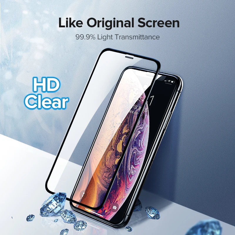 Gusima для iPhone 7 стекло на iPhone 7 6 8plus X 10 XS Max XR 9D закаленное полноэкранное защитное стекло на iPhone 7