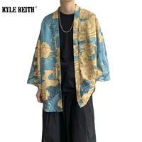 new japanese shirt mens kimono chinese kimono geisha fashion street clothing harajuku kimono shirts for men
