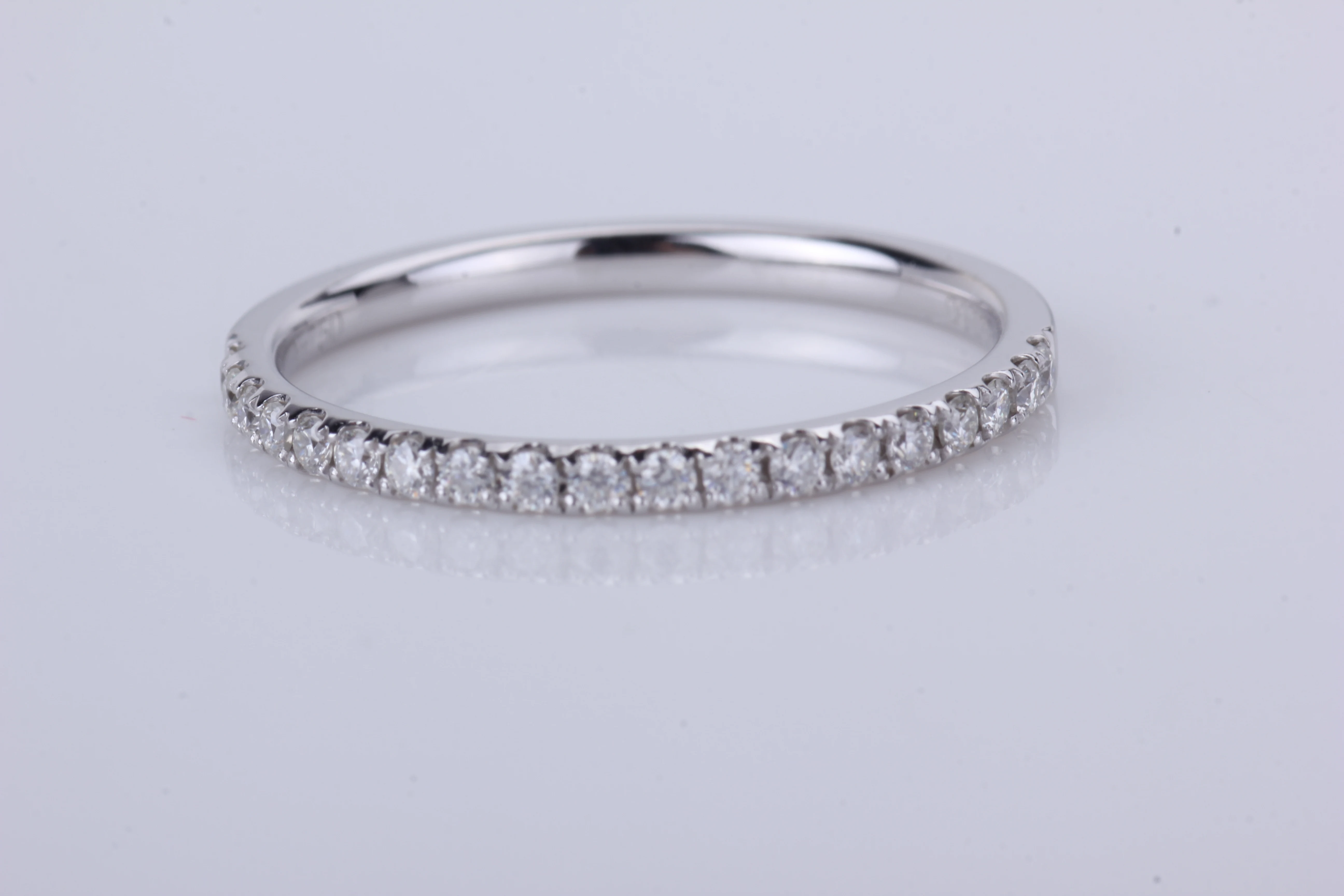 Starsgem тест прошел положительный 18K EF VVS обручальное кольцо красивое Moissanite подарок