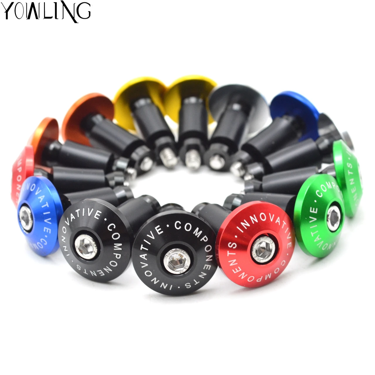 Наконечники Руля Мотоцикла 7/8 дюйма 22 наконечники Для honda Kawasaki ZX6R ZX7R ZX10R ZX14R NINJA650R