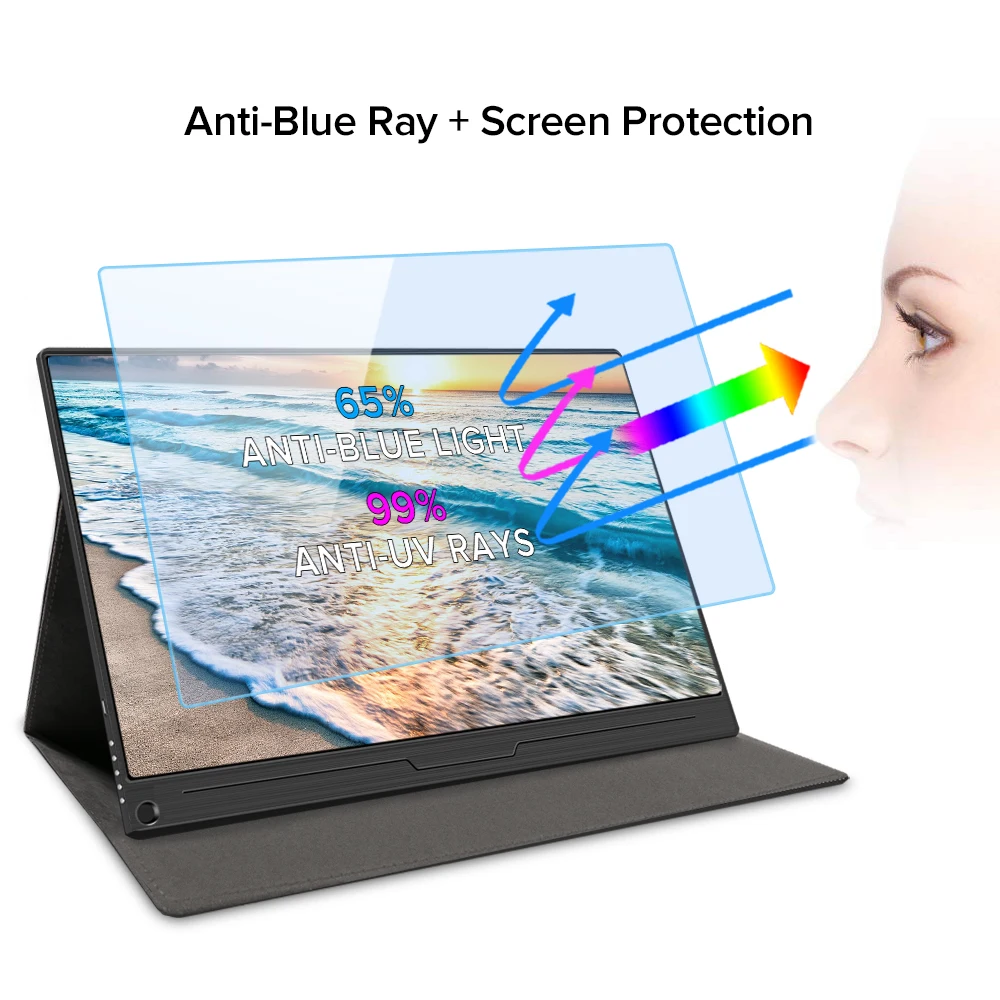 UPERFECT 4K 15 6 портативный монитор IPS WLCD экран 3840x2160 UHD для ПК компьютера ноутбука