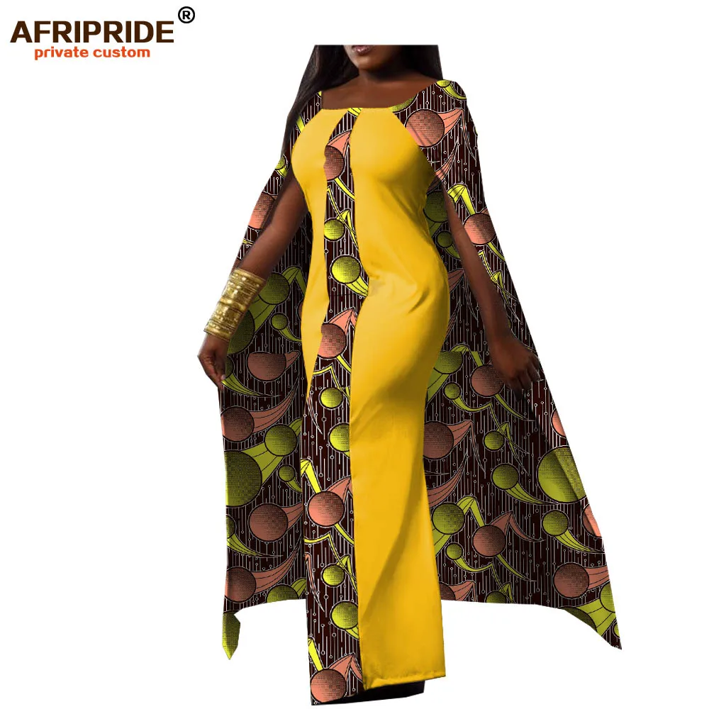 Женское платье-накидка с квадратным вырезом длиной до щиколотки | Женская одежда