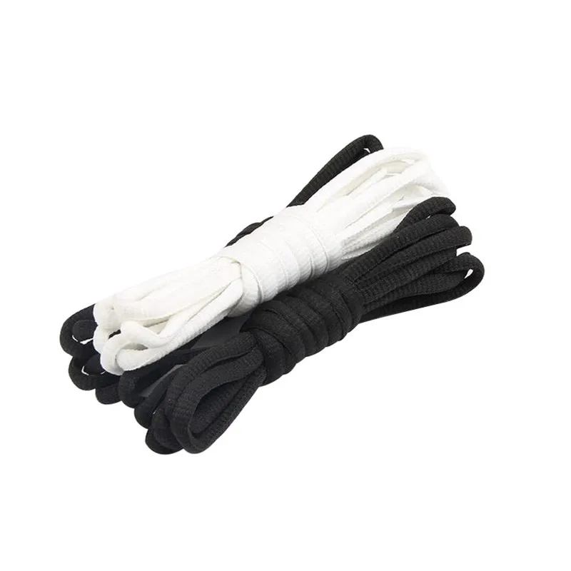 Высококачественные модные спортивные повседневные шнурки одноцветные плоские 24