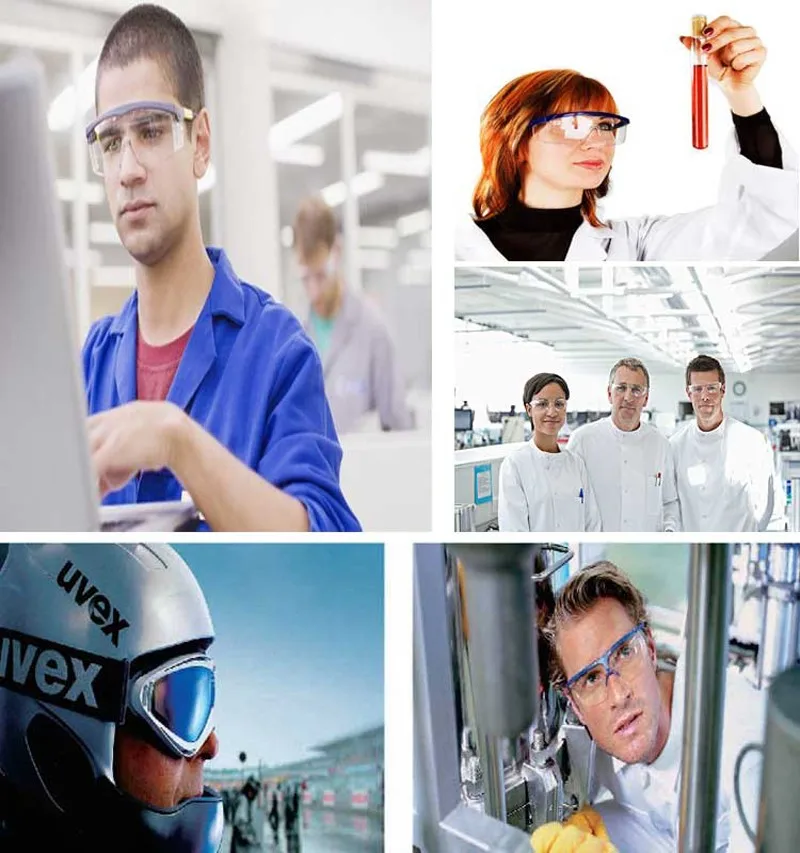 Защитные очки с рисунком защитные для занятий спортом лабораторные прозрачными