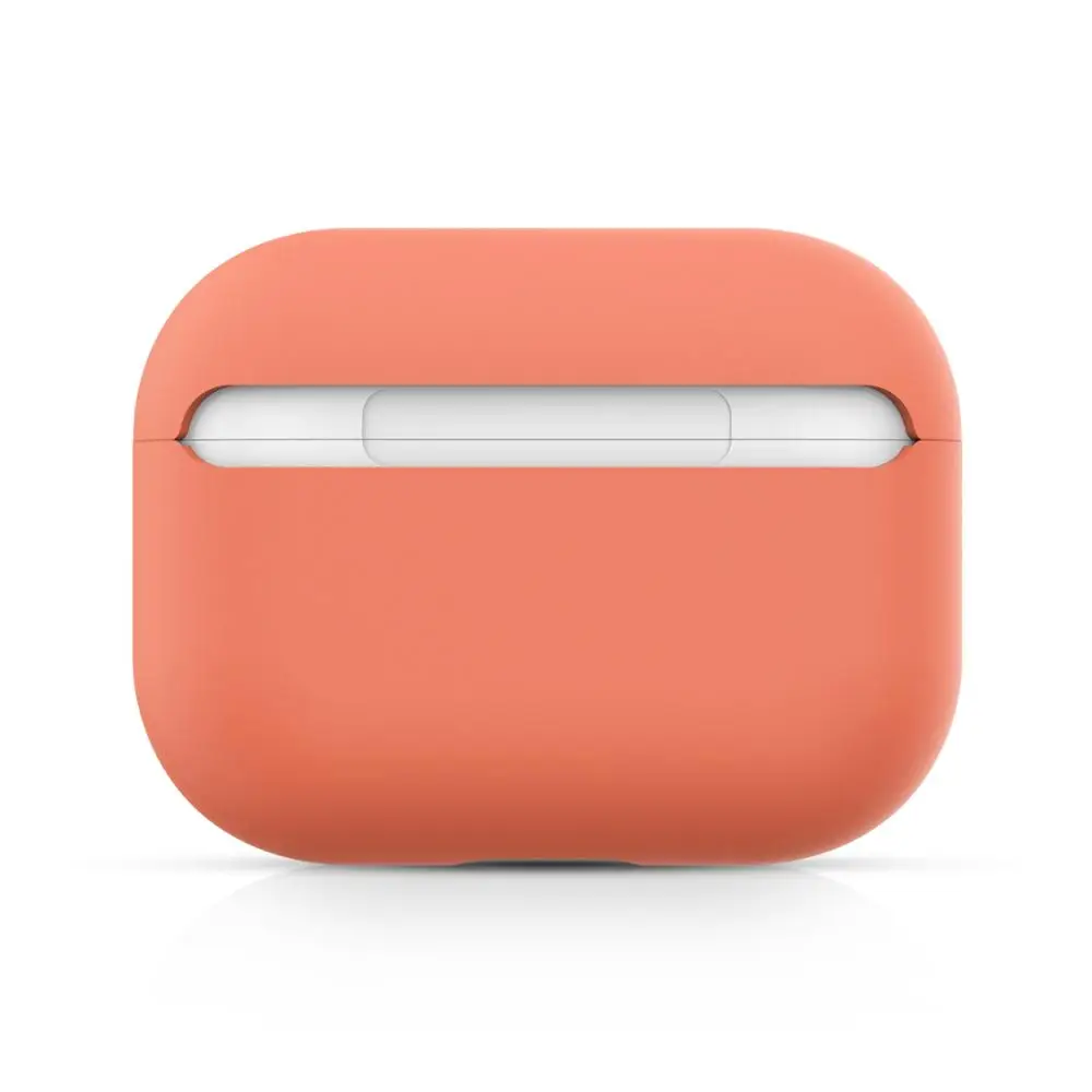 color 17 Чехол для AirPods Pro, мягкий жидкий силиконовый защитный чехол, видимый передний светодиодный чехол для AirPods Pro, чехол 3, модный зеленый - Цвет: color 17