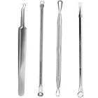 Ложка из нержавеющей стали для удаления черных точек, комедонов, акне