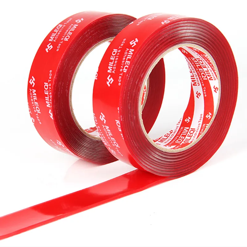 

2pcs/lot wide 2cm length 3m Double-sided adhesive strength 10,000 times nano-thin transparent no trace high viscosity DIY