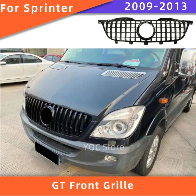 

GT Front Bumper Grille For mercedes 2009-2013 Sprinter Class ABS front grill