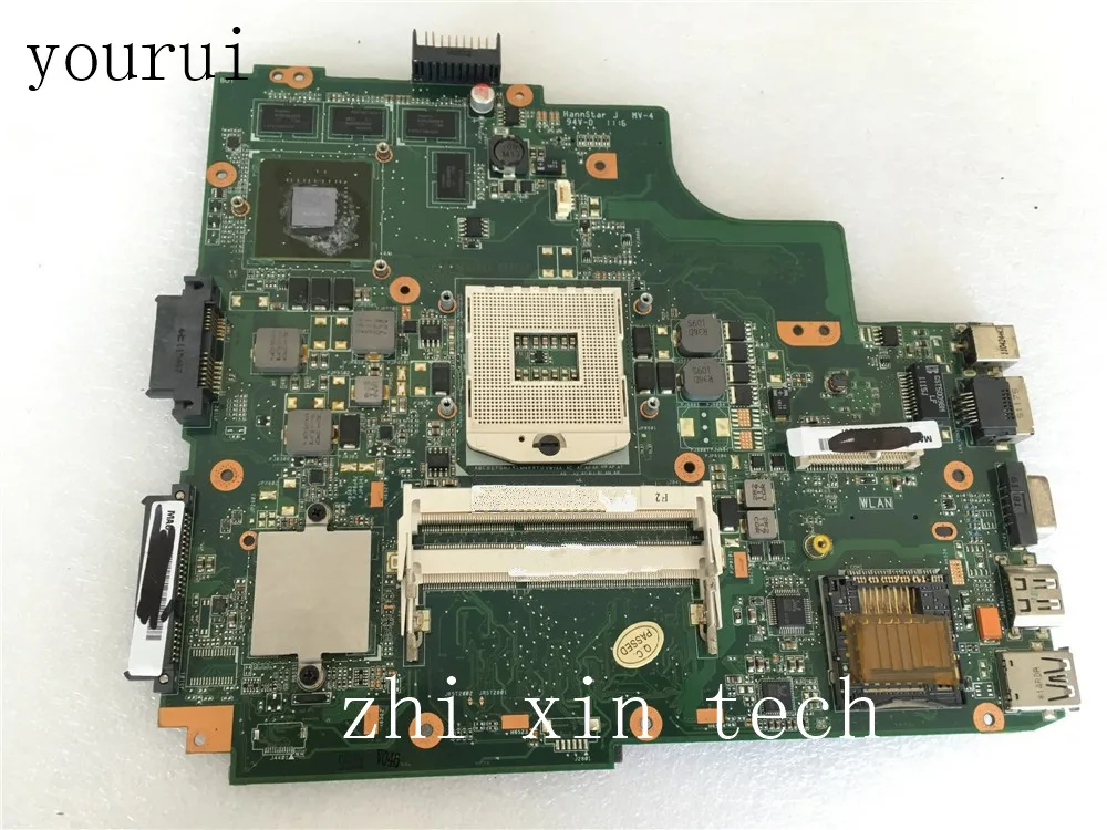 Материнская плата yourui для ноутбука ASUS серии K43SV REV2.2 DDR3 тест ОК 100%