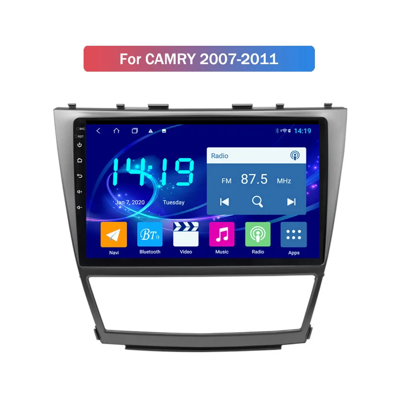 

Автомобильный радиоприемник 4G + 64G Android 10 автомобильный DVD GPS для Toyota Camry 2006-2012 навигационная система стерео аудио радио DSP CARPLAY