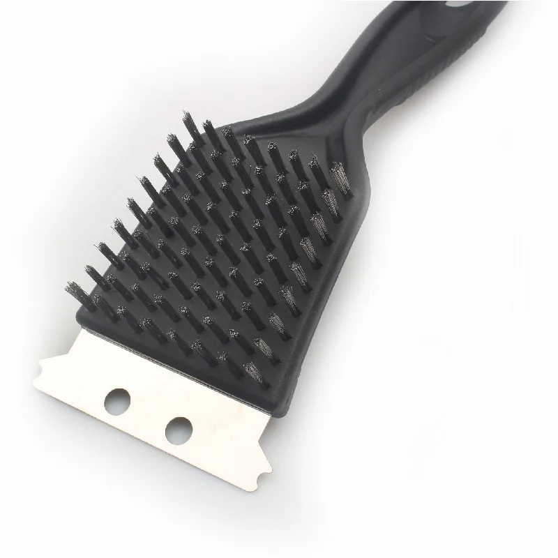 

1PC BBQ Cleaning Brush Long Handle Shovel Corner Stainless Steel Cooking Tools Brush Barbecue Grill Oven Clean Accessories