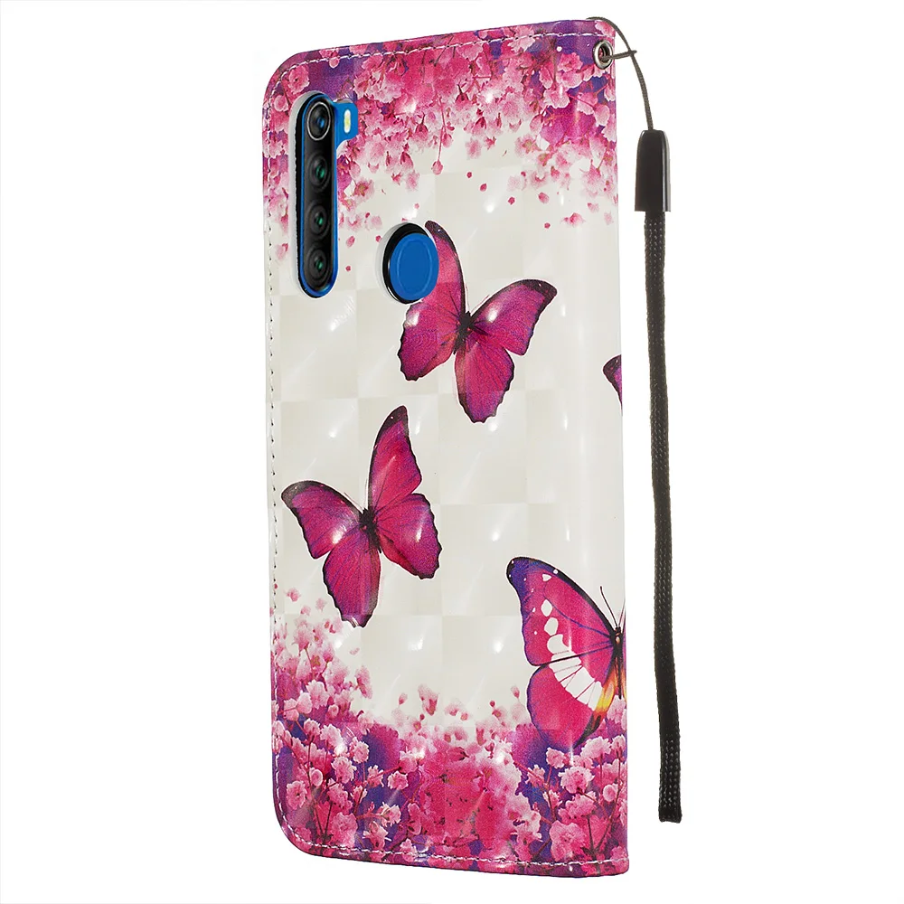 Чехол для телефона для Xiaomi Redmi Note 8 T, кожаный чехол для Redmi Nte 8 T, чехол, роскошный флип-кошелек, чехол, Note8t Coque