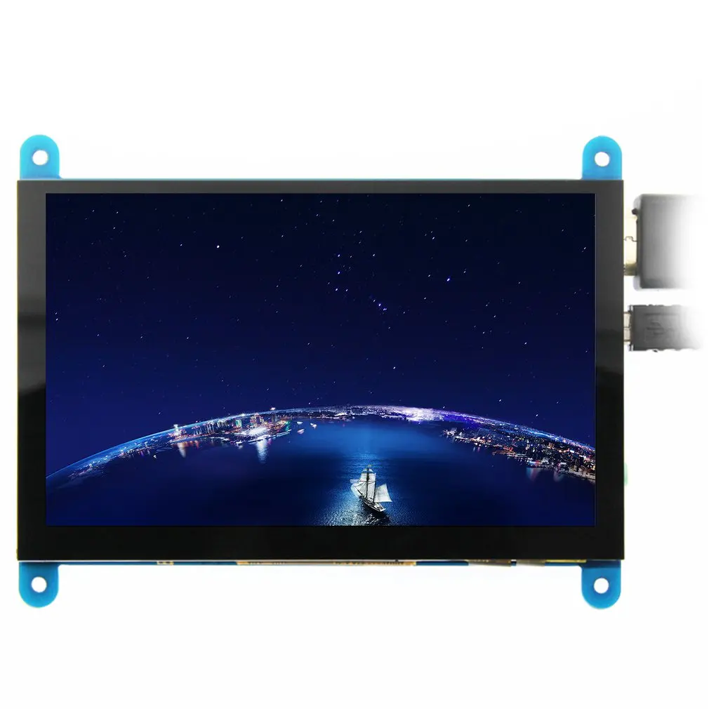 5-дюймовый ЖК-монитор HDMI 800X480 HD сенсорный экран емкостный сенсорный экран для Raspberry Pi 4 Модель B 3B+/3B/2B/B+ дропшиппинг