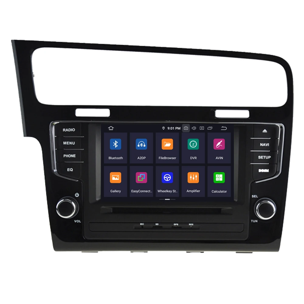 Для VW Golf 7 MK7 2014 2015 2016 для Volkswagen MIB Infotainment система сенсорный экран Android 10