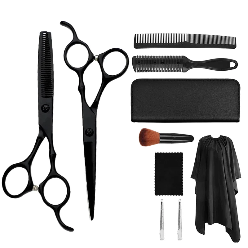 

5.5 6 Inch Barber Cutter Barbershop Shears Sharpenor Professional Hair Scissors Sets Salon