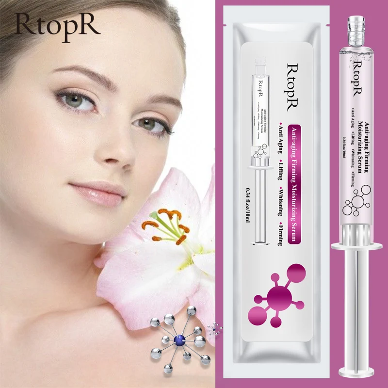 

RtopR Hyaluronic Acid Anti-aging Firming Face Moisturizing Serum Effective repair Facial skin Rejuvenation Skin Care Cream 10ml