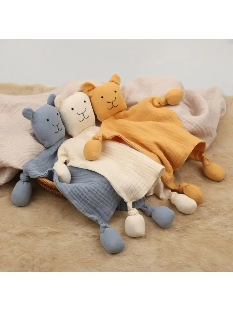 

Baby Saliva Towel Soft Newborn Baby Soothe Appease Towel Infant Cute Bunny Sleeping Dolls Toy Plush Comforting Toy Baby Towel