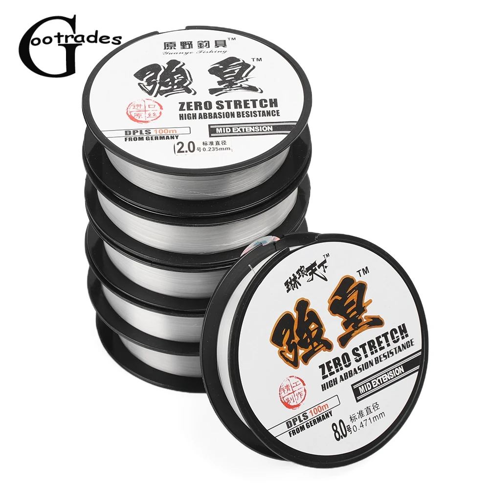 100 м нейлоновая рыболовная леска японский Материал для морской рыбалки на карпа