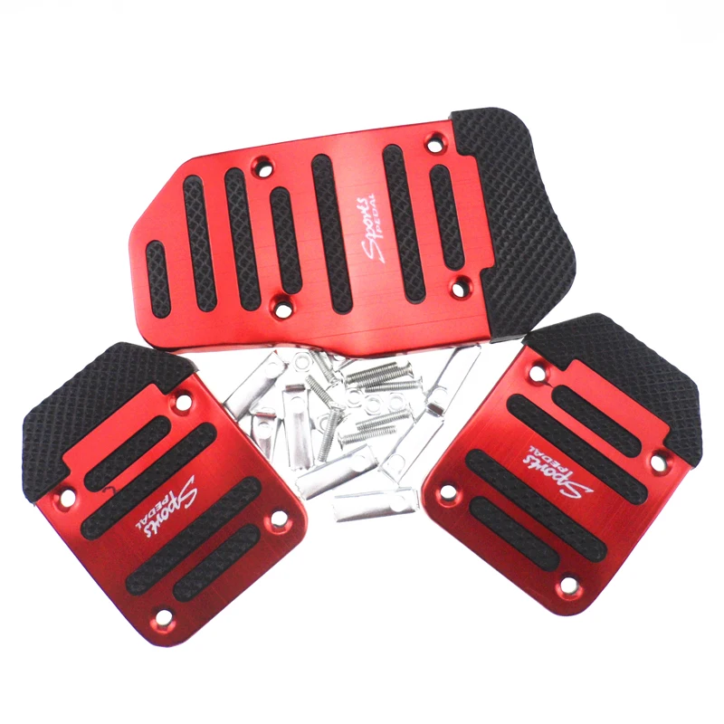 Универсальные алюминиевые Нескользящие автомобильные педали аксессуары для Toyota