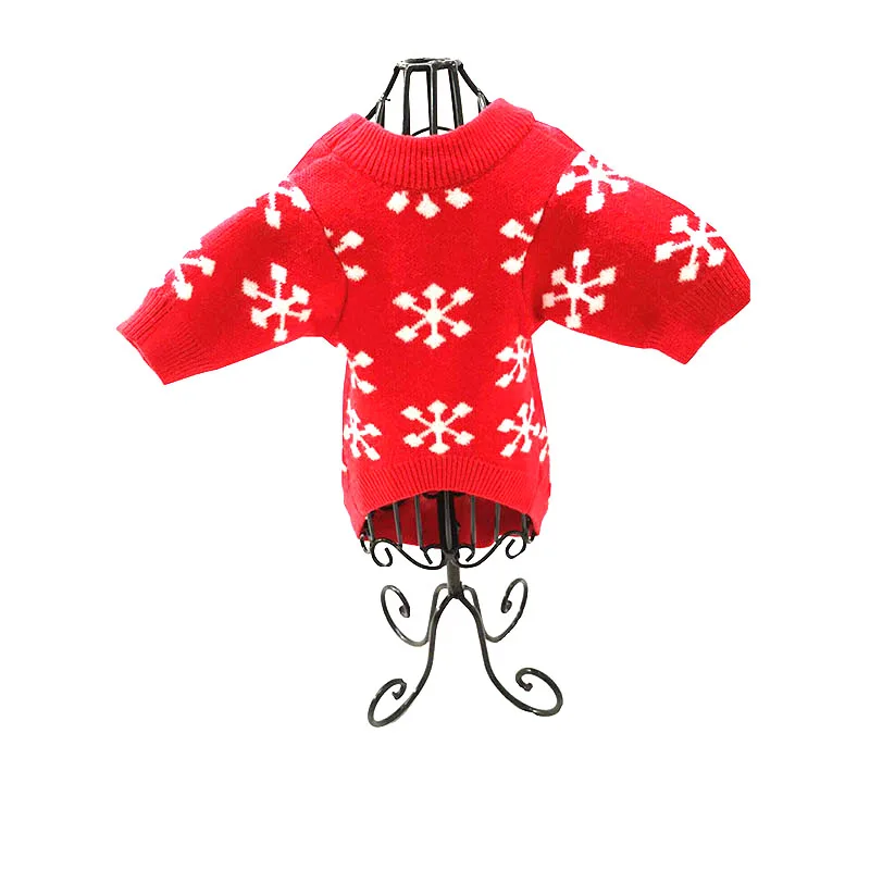Высококачественный теплый Рождественский свитер для домашних питомцев на зиму