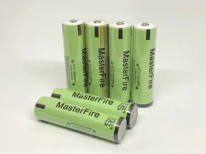 

MasterFire Original Protected NCR18650BM 3.7V 3200mAh Rechargeable 18650 Battery Lithium Batteries Cell high drain 10A Discharge