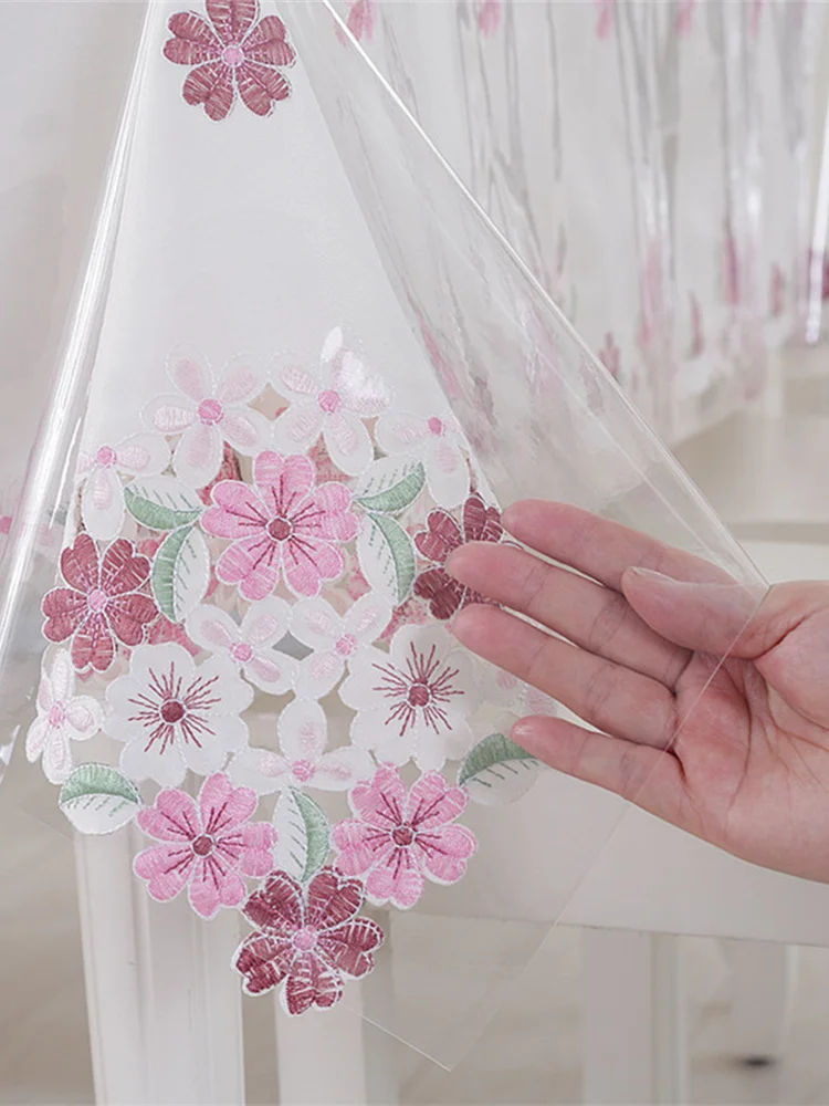 Ультратонкий прозрачный водонепроницаемый мягкий фон из ПВХ и пластика для