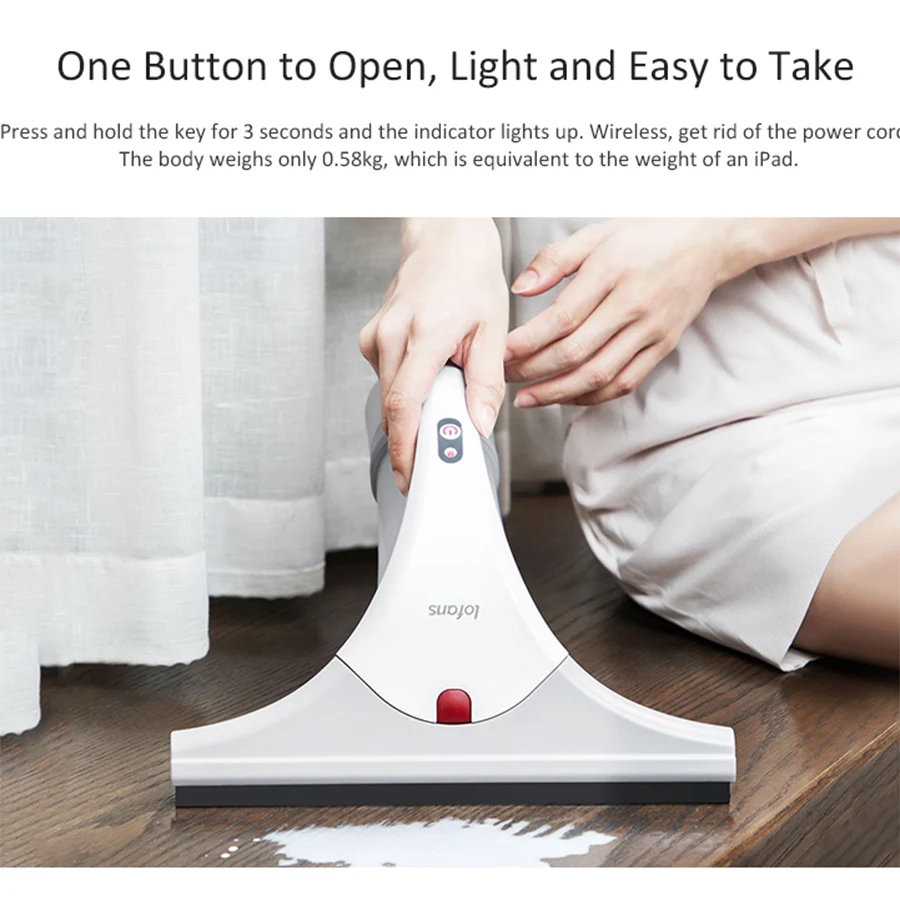 Оригинальные беспроводные Ручные Электрические очистители окон Lofans QX 408 3 в 1