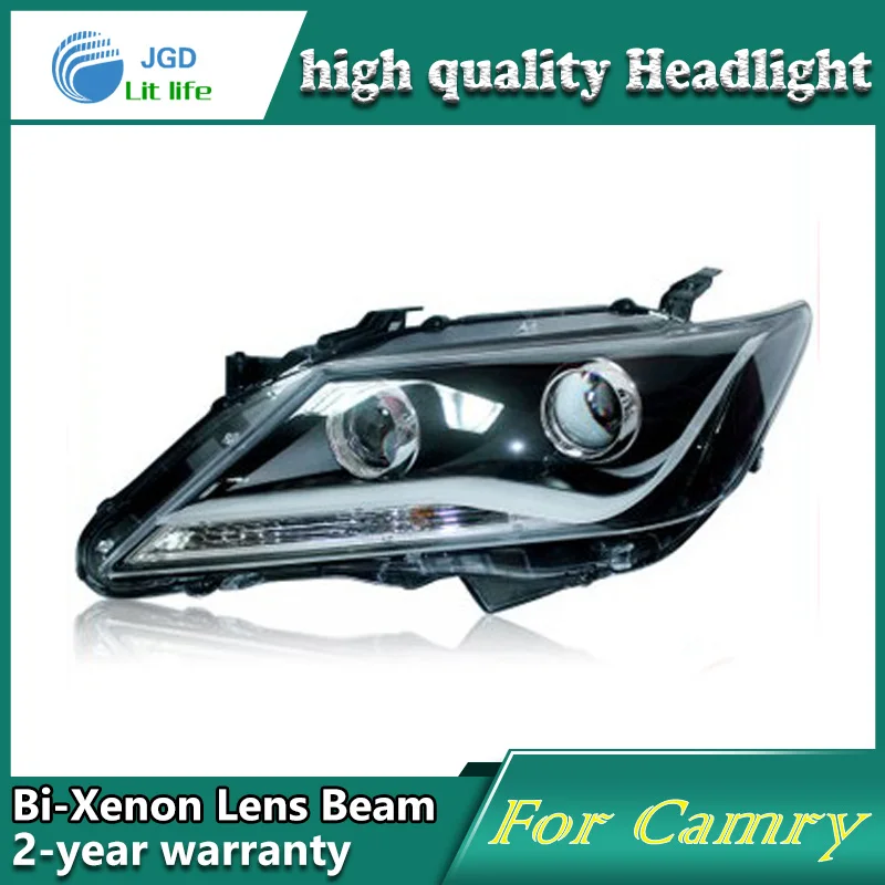 Автомобильный Стайлинг чехол для Toyota Camry 2012 светодиодный LED фасветильник s DRL
