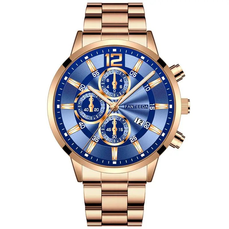 

Luxury Men Watch Clock Fashion Male Stainless Steel Adjustable Band Quartz Wristwatch Business Date Sport Watches Reloj Hombre
