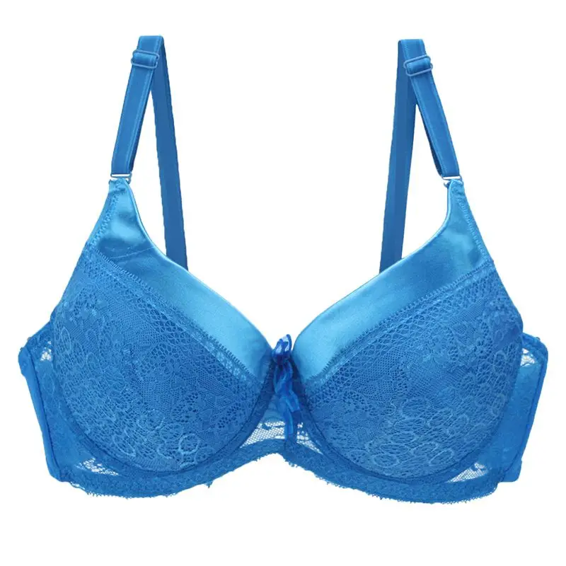 

Women Breathable Thin Cup Super Comfortable Lace Push Up Bras Plus Size