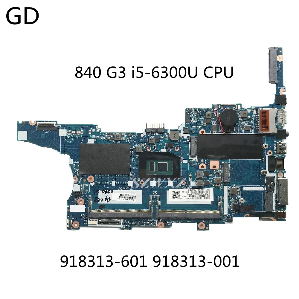 GD оригинал для ноутбука HP 840 G3 материнская плата со стандартным процессором 918313-601