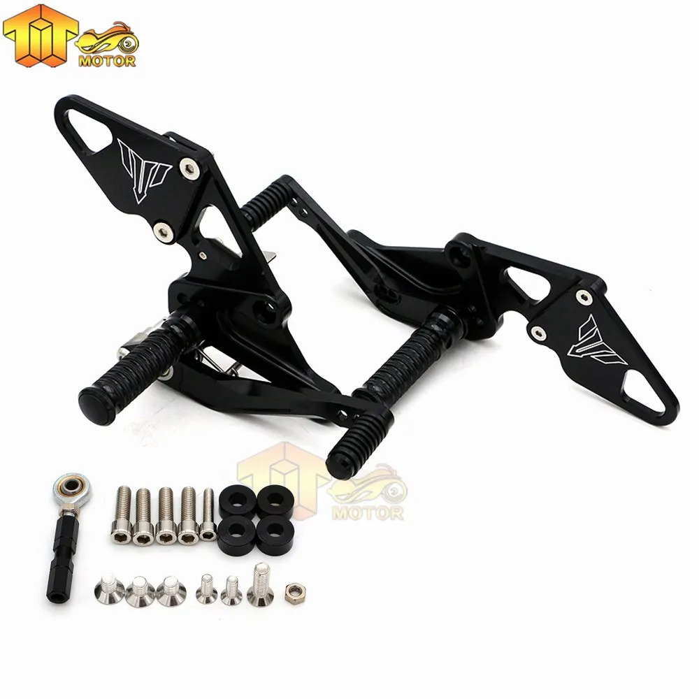 

Motorcycle CNC Billet Adjusttable Rearsets Rear Foot Peg Footrest Set For Yamaha 2013-2017 MT FZ 07 MT-07 FZ-07 MT07 FZ07