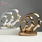 Абстрактная скульптура лица, статуя из смолы, модель пары, современные аксессуары для украшения дома, гостиной, офиса, художественное украшение, подарок на работу