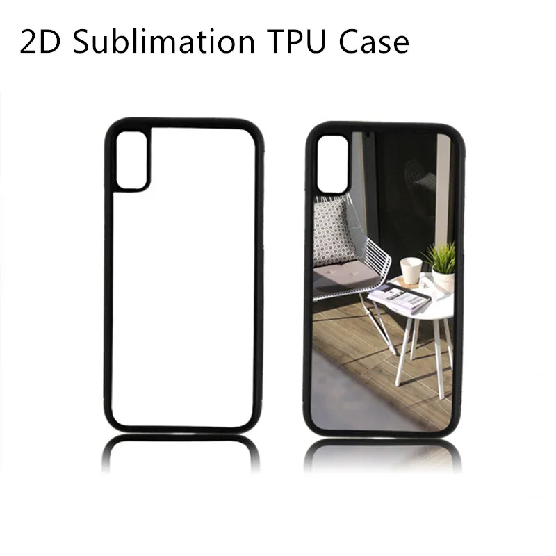 2D чехол, сублимационная печать для iPhone X Xs XR Xs Max Матовый ТПУ+ PC пустой чехол с принтом с алюминиевым металлическим листом 10 шт