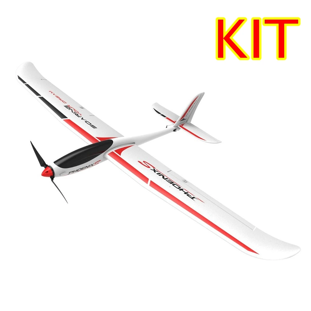 KIT Volantex PhoenixS 742-7 4 канала 1600 мм размах крыльев самолет дистанционного управления EPO с обтекаемой ABS пластиковой Fuselage KIT/PNP - Цвет: KIT