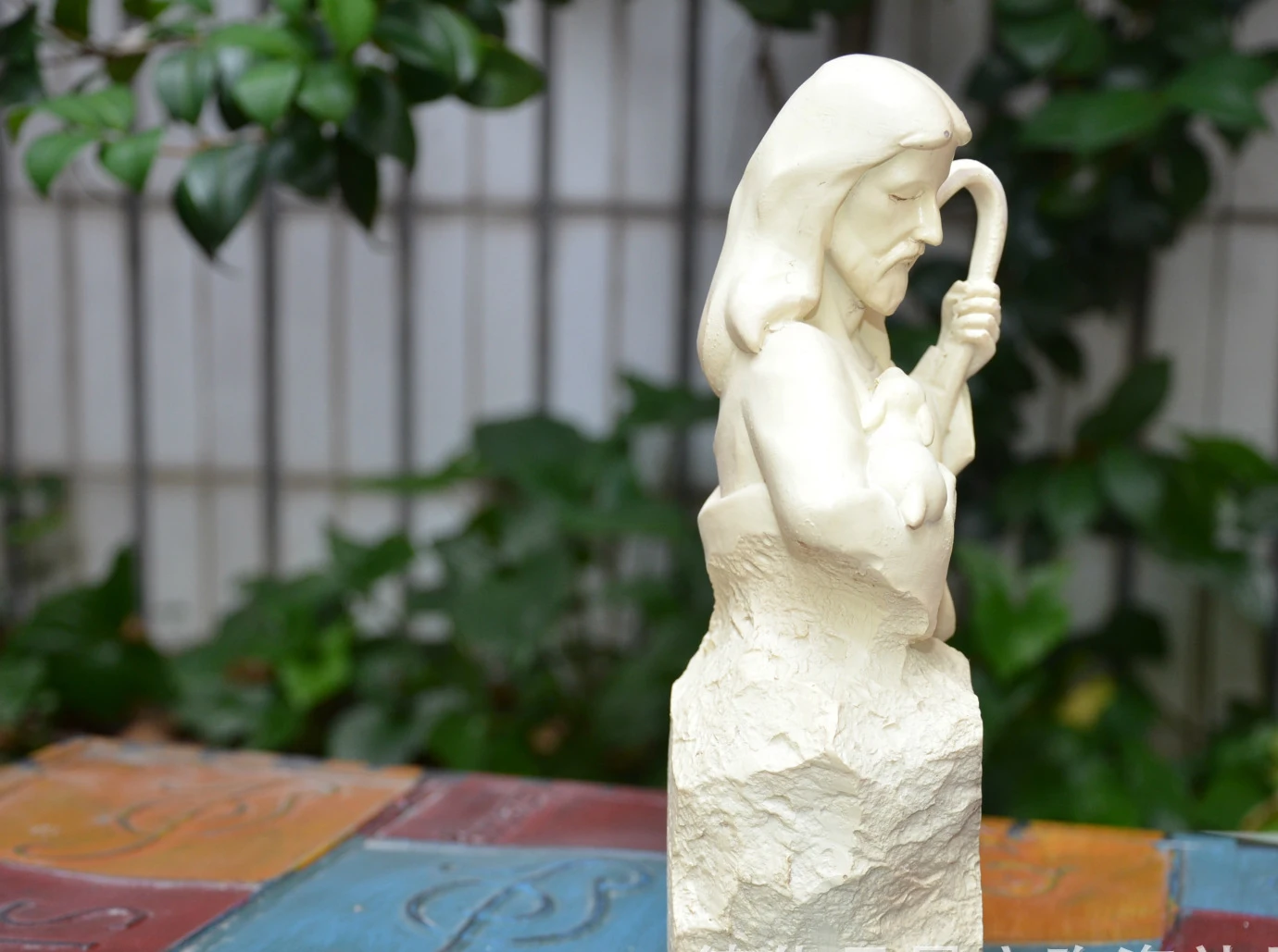 Статуя Иисуса из смолы религиозный подарок домашний декор для отца католицизма