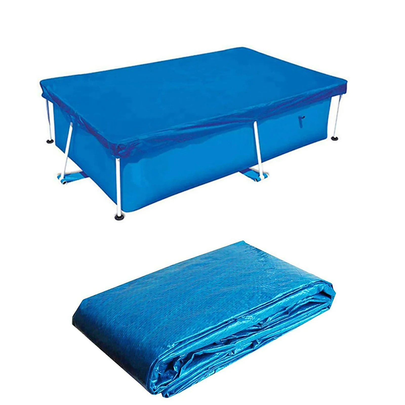 

Swimming Pool PE Cloth Mat Cover Frame Pool For Garden Swimming Pool Cover Rainproof Dust Cover strong and durable 260x170cm