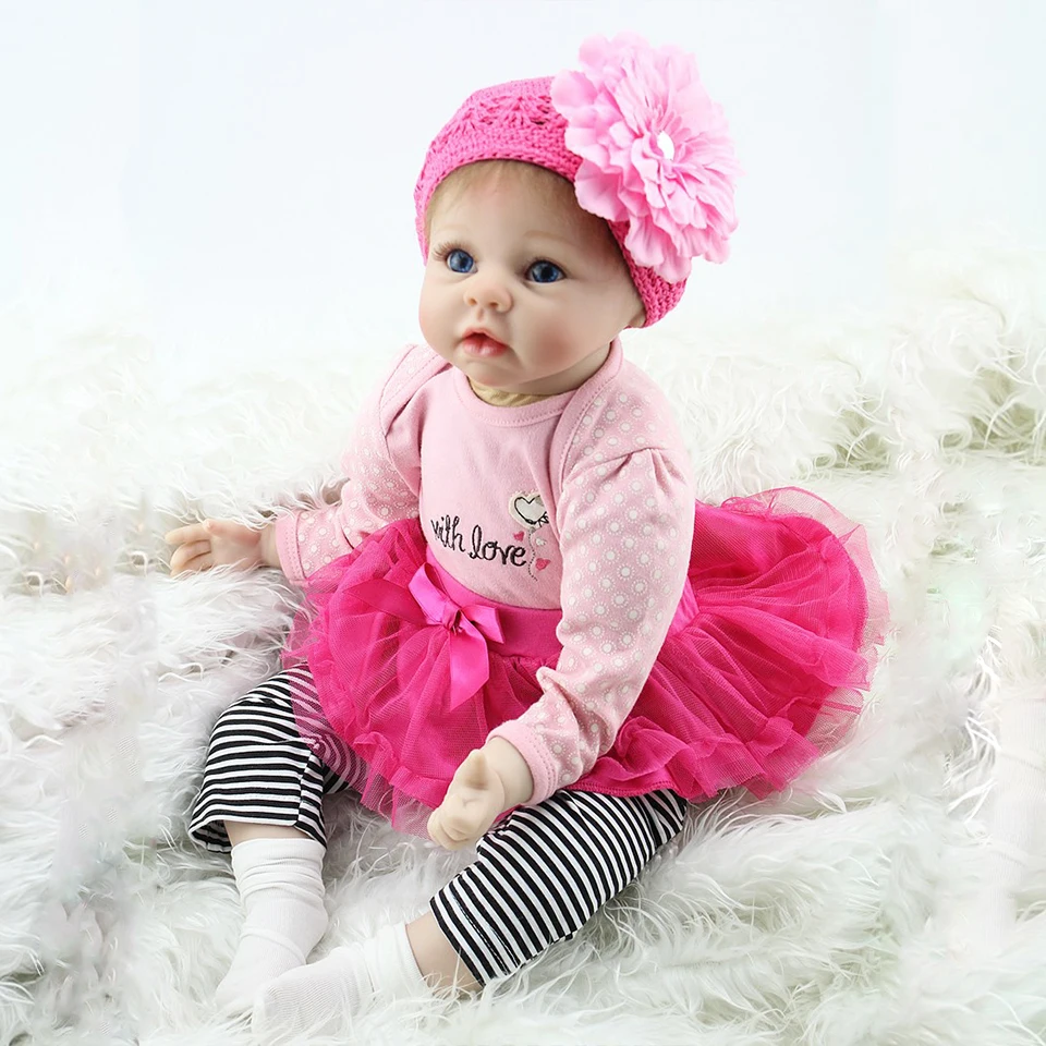 Силиконовая кукла реборн игрушка для маленьких принцесс подарок на день