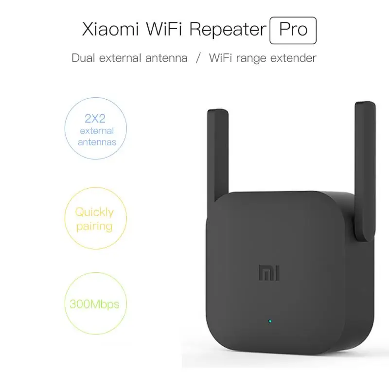 Усилитель Wi-Fi Xiaomi Mi Router Pro 300 Мбит/с 2 4G беспроводной черный | Компьютеры и офис