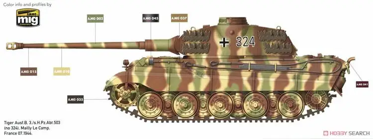 Takom 1/35 #2074 немецкий король Tiger Второй мировой войны (Pors che башня) с полным