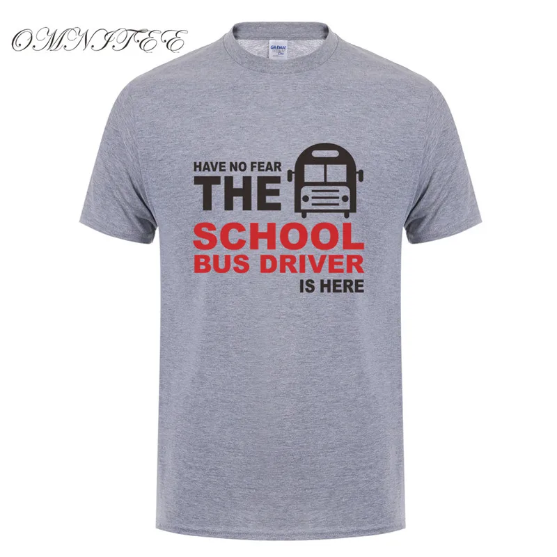 Новая футболка с надписью Have no Fear The School Bus is here мужские летние модные хлопковые