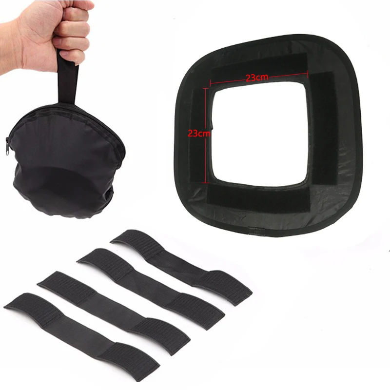 

23*23 Softbox Diffuser for YONGNUO YN600L II YN900 YN300 YN300 III IV Led Video Light Panel Foldable Soft Filter