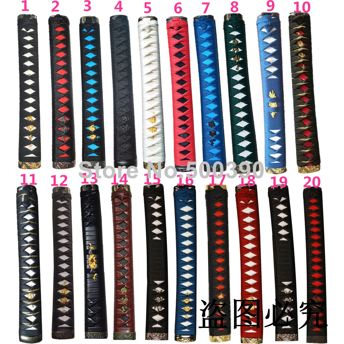 Ручка TSUKA Tsuka для японских самурайский меч катана фурнитура ручной работы с фучи