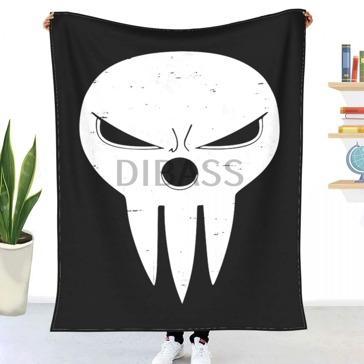 

Плед с принтом Soul Eater Shinigami, 3D Фланелевое покрывало s