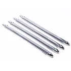 4 шт. серебристый хромированный защитный бампер, угловая защитная пластина, протектор, устойчивый к царапинам резиновый декоративный чехол, полоска