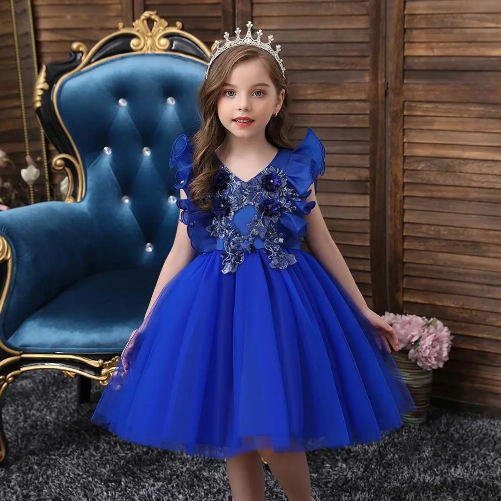 

2020 Autumn Children's Dress Halloween Princess Dress Girls Sleeveless Costume Flower Girl Tutu Dress Girl Flower Dress 2-10 Yrs